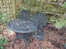 Photo of free Patio set: 2 chairs and table (New Catton NR3) #1