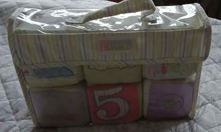 Photo of free Set of 6 soft baby bricks in carry case (South Croydon CR2) #1