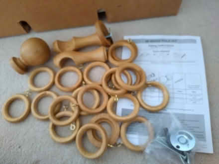 Photo of free Wooden curtain rings (ME16 near E Farleigh station) #1