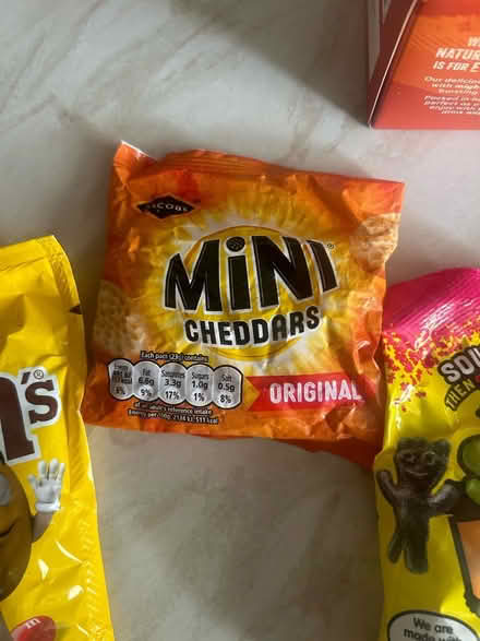 Photo of free FOOD: Mini Cheddars Original Pack (AB10) #1