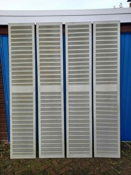 Photo of free Wooden louvre panels (Thelwall WA4) #1
