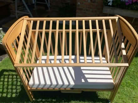 Photo of free Brio Baby/child wooden cot (Chineham RG24) #1