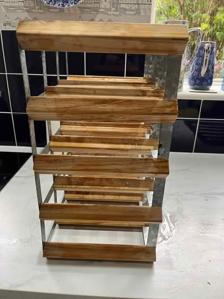 Photo of free Wooden wine rack (Croydon) #2