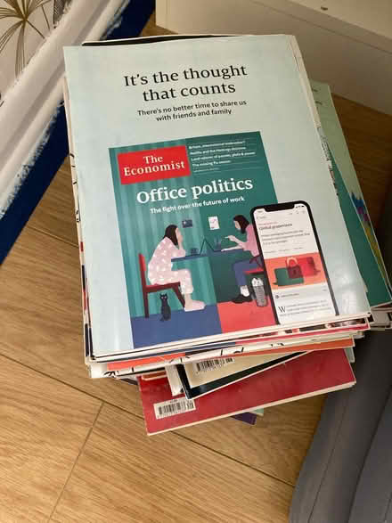 Photo of free The economics magazines around 90 (KT10 Hinchley wood) #1