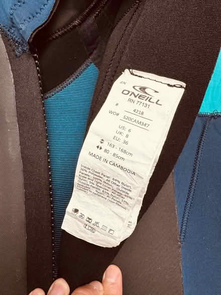 Photo of free Ladies 5mm wetsuit, size 8 (Leatherhead) #3