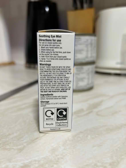 Photo of free Soothing Eye Mist Spray (SE16) #2