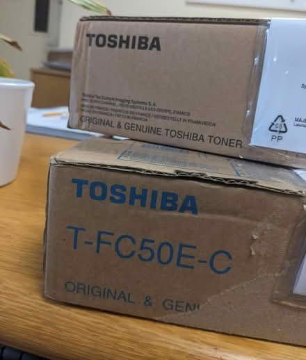 Photo of free Genuine Toshiba ink cartridges (Gloucester, nr cathedral) #1
