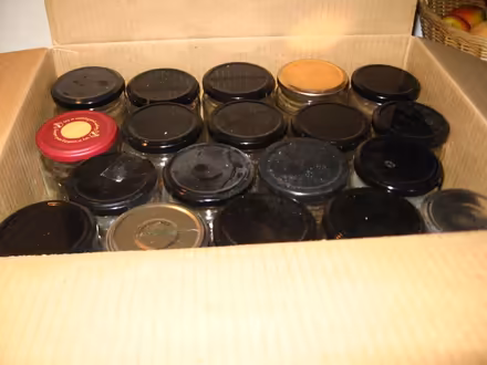 Photo of free 40 Glass Jars for Jams & Chutneys (Coppull PR7) #1