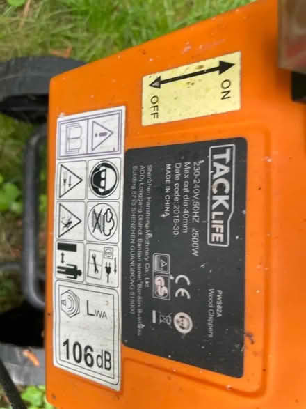 Photo of free Wood chipper not working (Leek Wootton CV35) #4