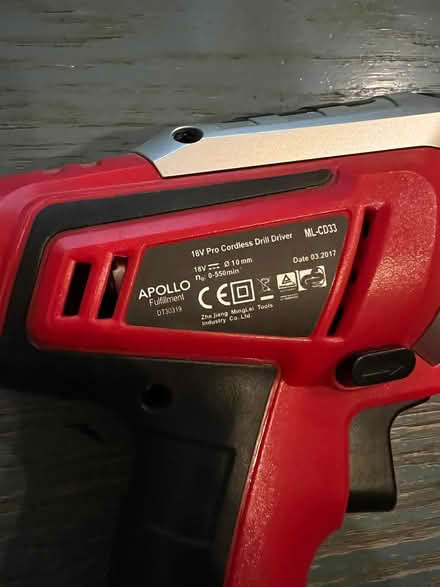 Photo of free Apollo Electric Cordless Drill (Tottenham N17) #4