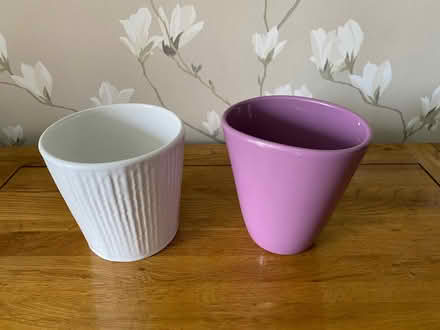 Photo of free Two small plant pots (Bassingham LN5) #1