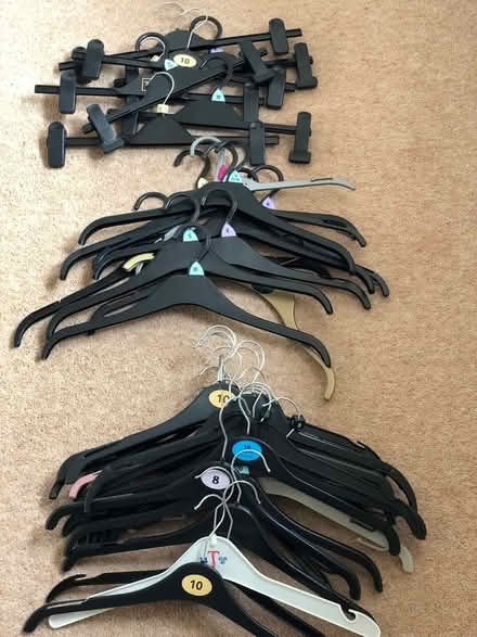 Photo of free Selection of clothes hangers (Aldershot GU11) #1