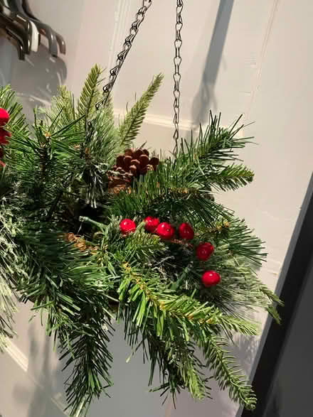 Photo of free Artificial Christmas garland and hanging baskets (Menstrie FK11) #1