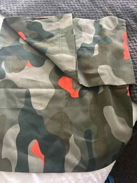 Photo of free Single feather quilt - army cover + pillow case (Court Hey L16) #1