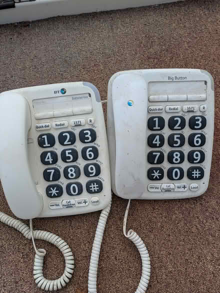 Photo of free Two big button phones (PH10 Kirkton of Lethendy) #1