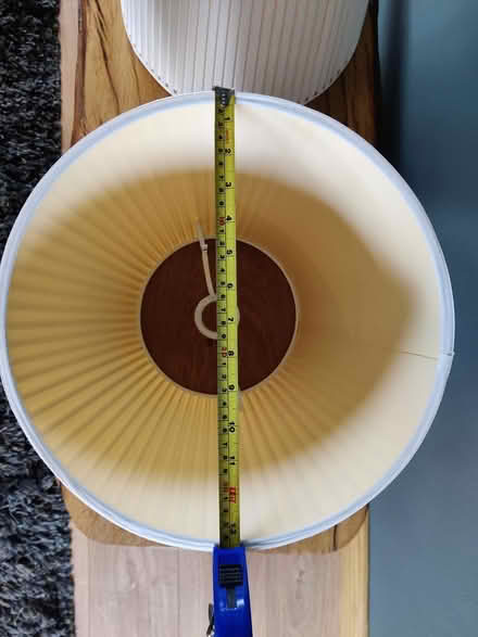 Photo of free Pair of Large Cream Lampshades (Wirksworth, DE4) #3