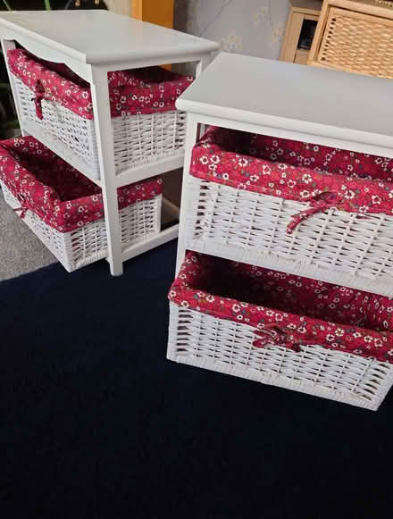 Photo of free Wicker baskets in wooden shelfs (Lawley Bank TF4) #1