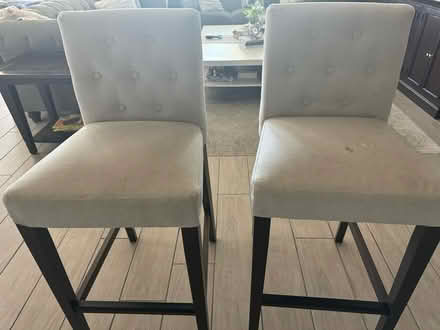 Photo of free 2 chairs (pub/cafe table height) (Heritage Lake) #1