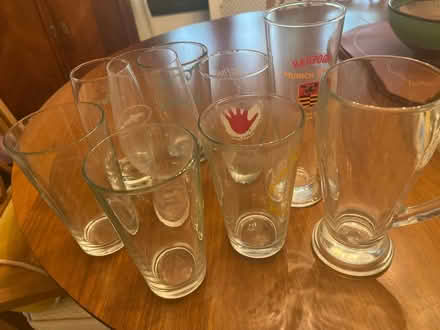 Photo of free 9 pint glasses (Caldwell) #1