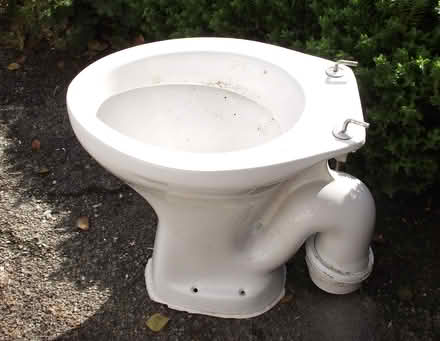 Photo of free White Toilet / Planter (Belper DE56) #2