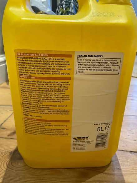Photo of free Stabilizing Solution for walls (E17 Blackhorse Rd) #2
