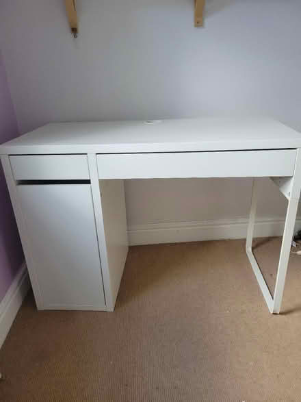 Photo of free Ikea small desk, some marks in the (ba2 6tg) #1