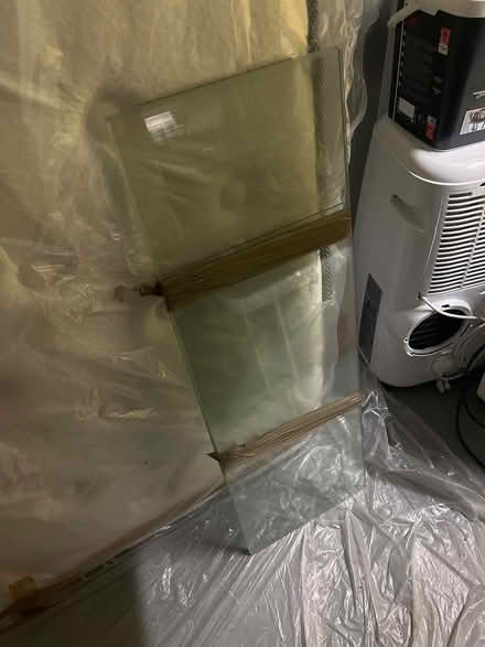 Photo of free Large ikea shelving with glass (Kt3 4bf) #3