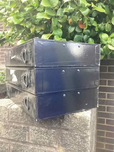 Photo of free 3 x Black Filing Boxes (OL15 Littleborough) #2
