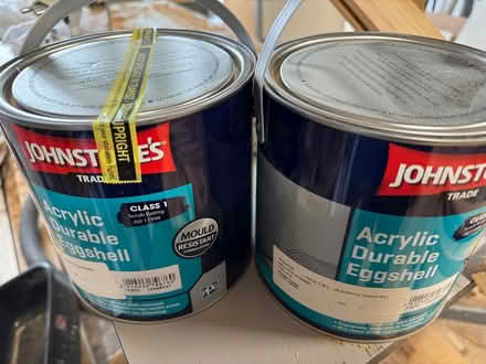 Photo of free Acrylic Eggshell paint - white (West Hill) #1