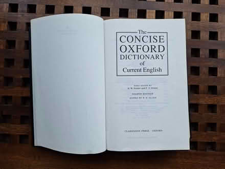 Photo of free Concise Oxford Dictionary (Chelmsford, CM1) #1