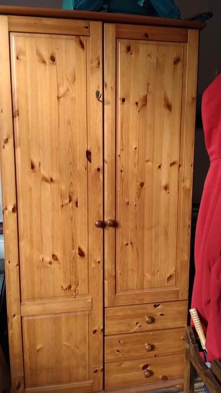 Photo of free Pine wardrobe (paignton, near big tree) #1