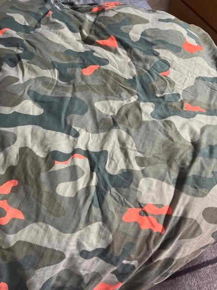 Photo of free Single feather quilt - army cover + pillow case (Court Hey L16) #2