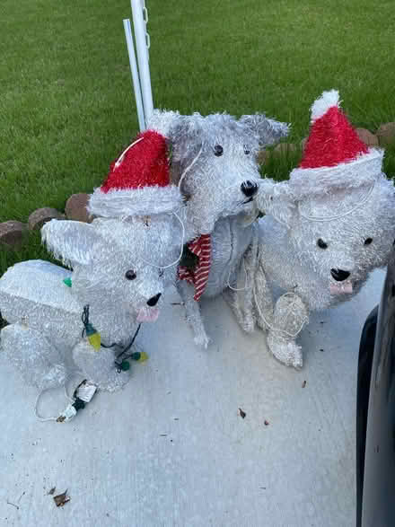 Photo of free Doggie Christmas figures (Camp Springs) #1