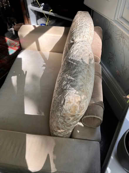 Photo of free Sofa 2 seater cream (Victoria Park/Brookfield Rd E9) #2