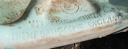 Photo of free Vintage Green Wash Basin & Pedestal (Belper DE56) #4