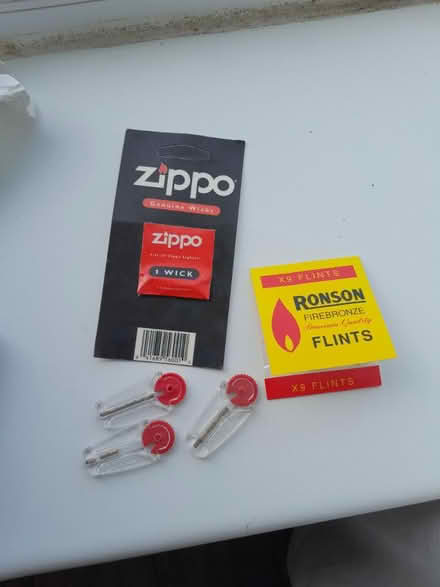 Photo of free Zippo flints and wick (Sandylands morecambe LA3) #1