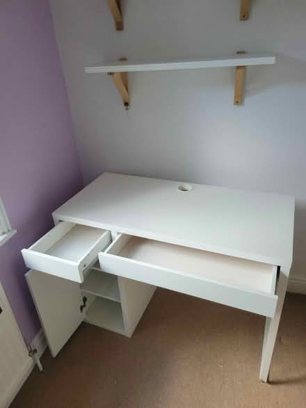 Photo of free Ikea small desk, some marks in the (ba2 6tg) #2