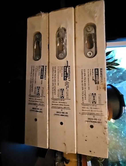 Photo of free Three IKEA shelf supports. (Woodseats S8) #1