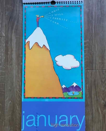Photo of free 1995 Calendar Illustrators Samples (BR6) #3