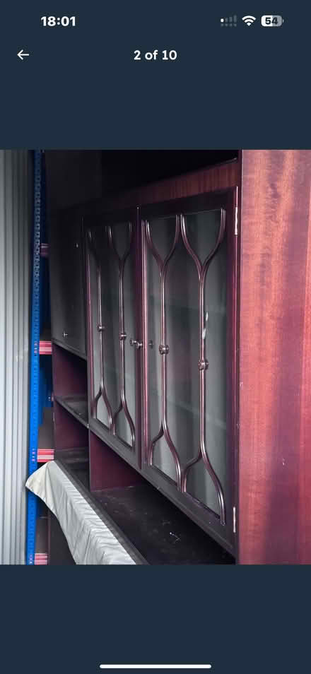 Photo of free Dark wood dresser storage unit (Bix RG9) #1