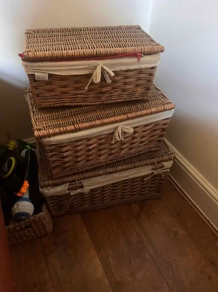 Photo of free Wicker basket set (Rugby CV21) #1