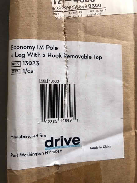 Photo of free IV pole, never used (El Sobrante, CA) #1