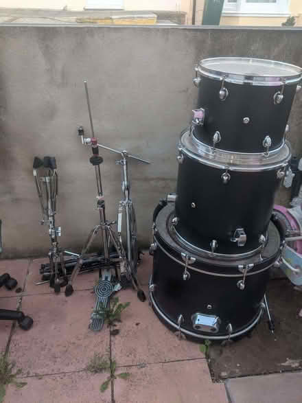 Photo of free (incomplete) Drum Kit (Round Hill BN2) #1