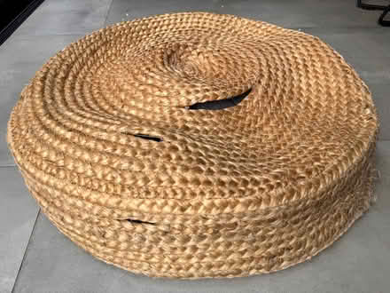 Photo of free Natural Jute Pouffe (St Andrew's BS6) #1