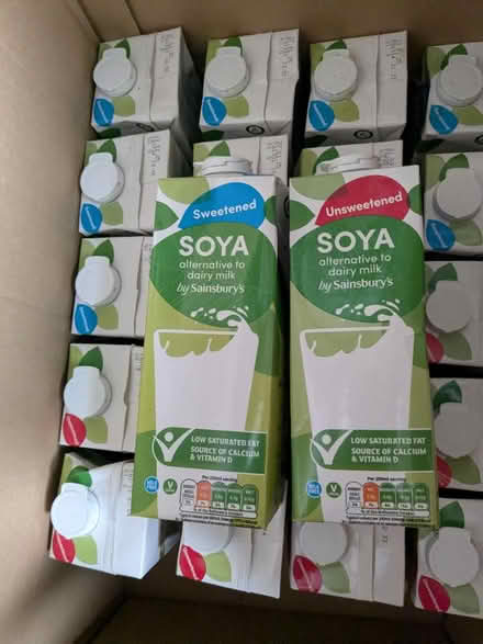 Photo of free Soy milk sweetened & unsweetened (Gorebridge EH23) #2