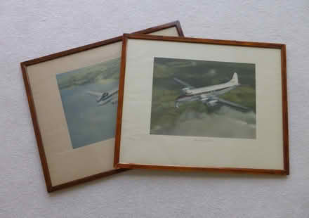 Photo of free Framed Glazed Prints De Havilland Dove Heron In Flight (Eaton NR4) #1