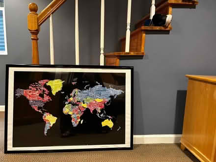 Photo of free Poster of the world map (Falls Church) #1