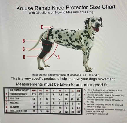Photo of free Kruuse Rehab Knee Protector for Dogs, Left, X-Small (Corner Hall HP2) #2