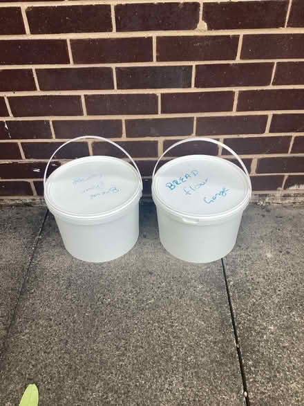Photo of free 2 x Storage Buckets (OL15 Littleborough) #1