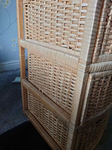 Photo of free Wicker basket shelf unit (Lawley Bank TF4) #4